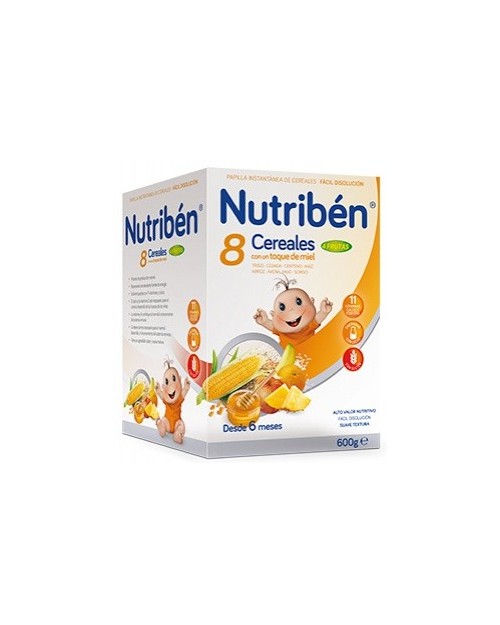 Nutribén® 8 Cereales Con Un Toque De Miel 4 Frutas 600 g