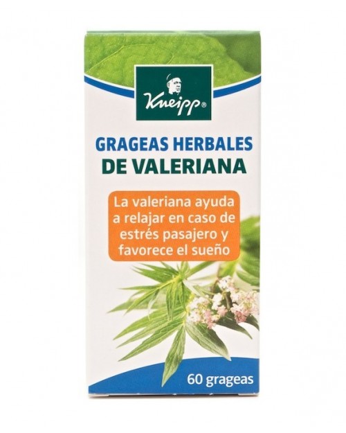 kneipp valeriana grageas herbales 60 gra