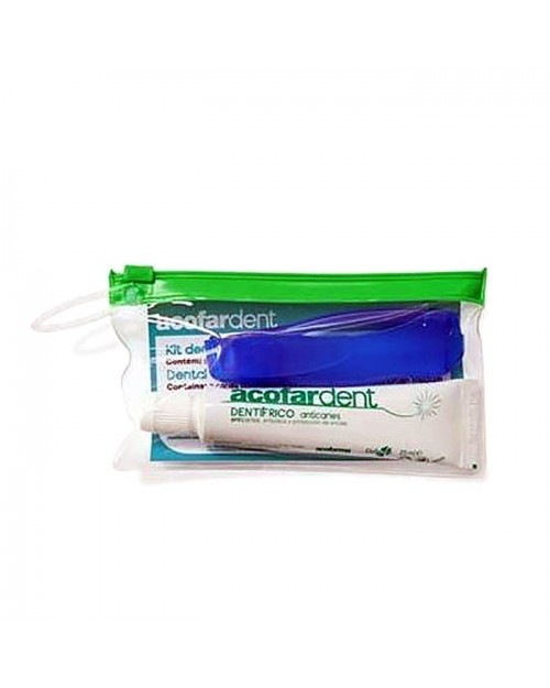 Acofardent Kit de Viaje dentífrico anticaries 25ml y cepillo