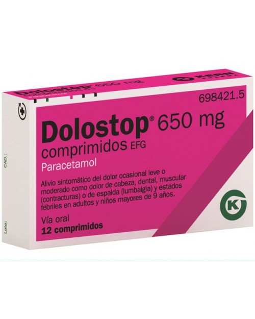 DOLOSTOP (1 G 12 COMPRIMIDOS )