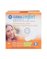 Compresas 100 % Algodón Farmaconfort Ultra Día 